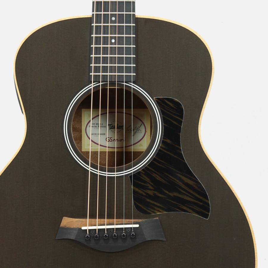 Taylor(テイラー) GS Mini-e Special Edition Trans Black 限定 スペシャルカラー アコースティックギター エレアコの画像