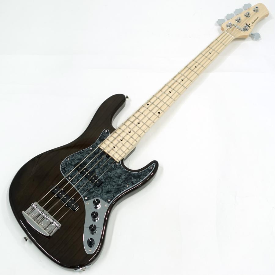 Kikuchi Guitars Hermes MV5 Trans Black 国産 5弦ベース ハンドメイド