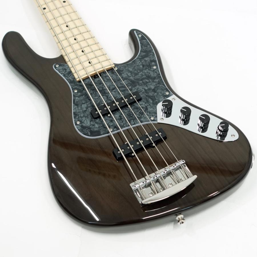 Kikuchi Guitars Hermes MV5 Trans Black 国産 5弦ベース ハンドメイド