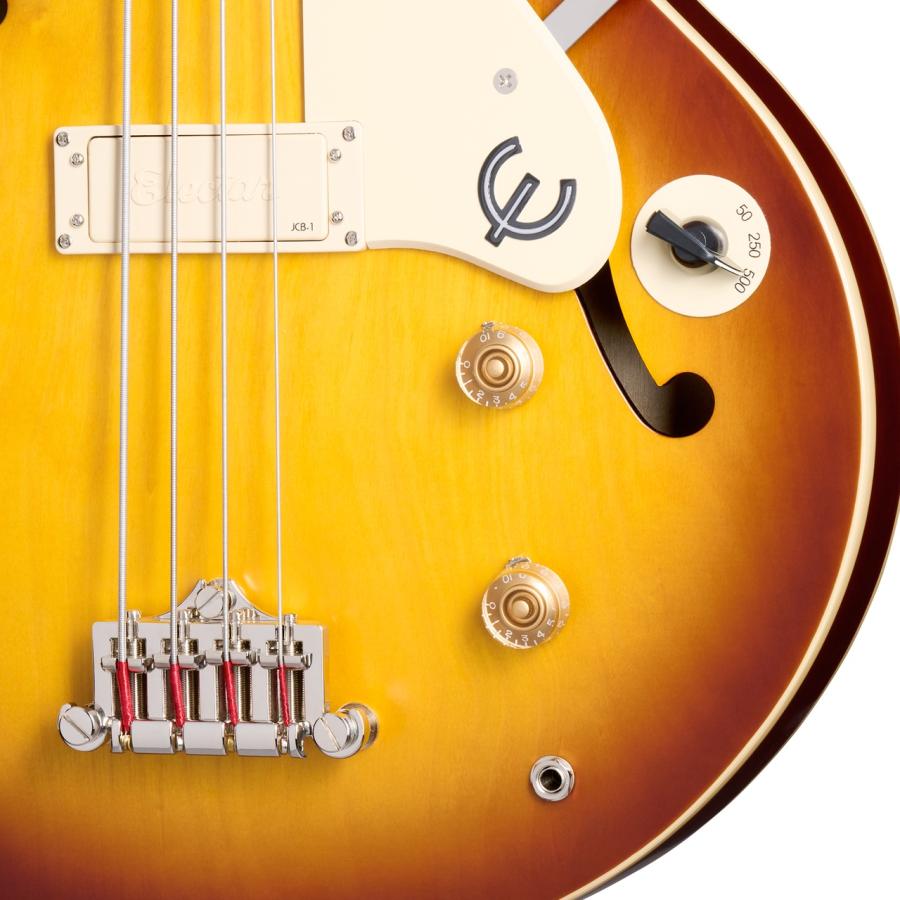 Epiphone（エピフォン） Jack Casady Fretless Bass Aged Royal Tan