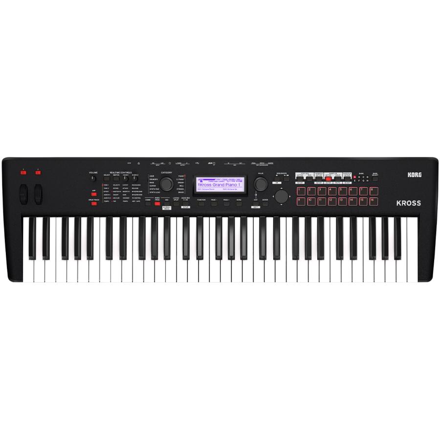 KORG（コルグ） KROSS2-61-MB 専用ケース・ペダル セット 61鍵盤