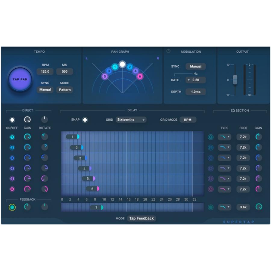 WAVES(ウェイブス) SuperTap プラグインエフェクト DAW DTM【期間限定セール特価 】 : ワタナベ楽器ヤフーSHOP ...