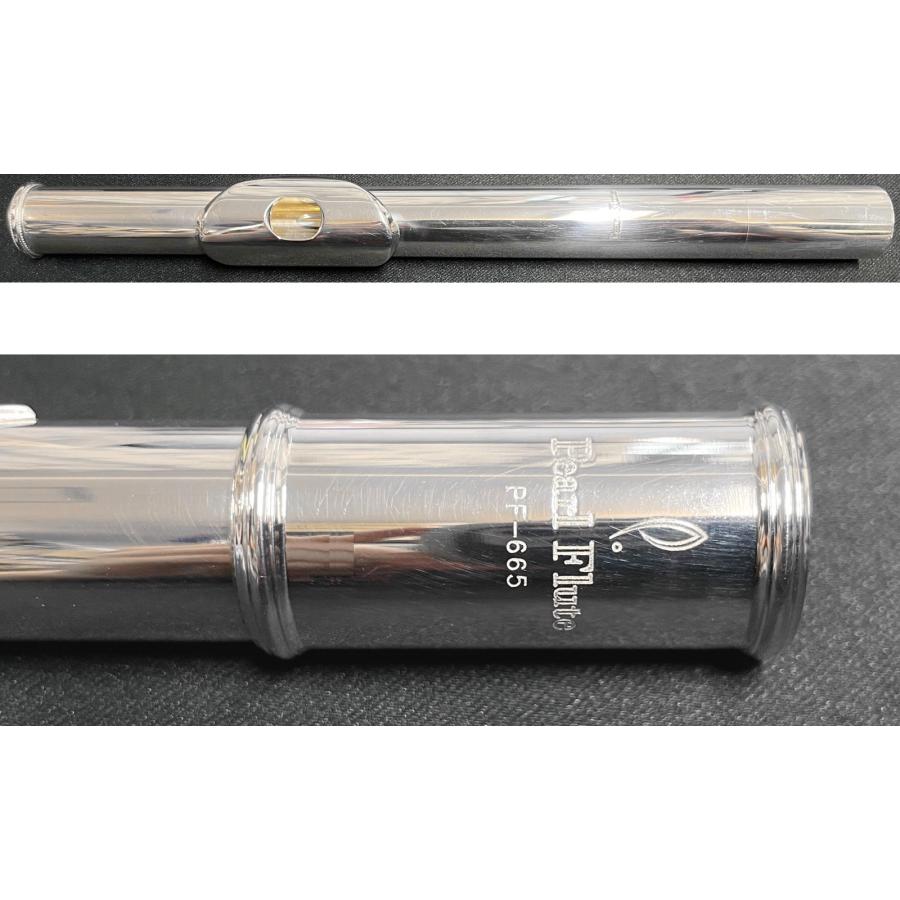 Pearl フルート　頭部管銀製　PF-665RE　リングキィ　リングプラグ付属 Pearl フルート頭部管銀製PF-665REリングキィリングプラグ付属