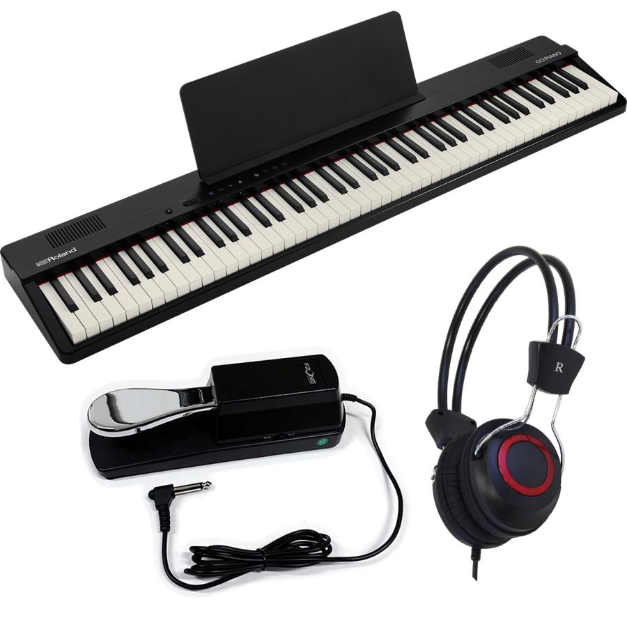 Roland(ローランド) GO:PIANO88 PX ペダル・ヘッドホン セット 電子ピアノ キーボード 88鍵盤 GO-88PX