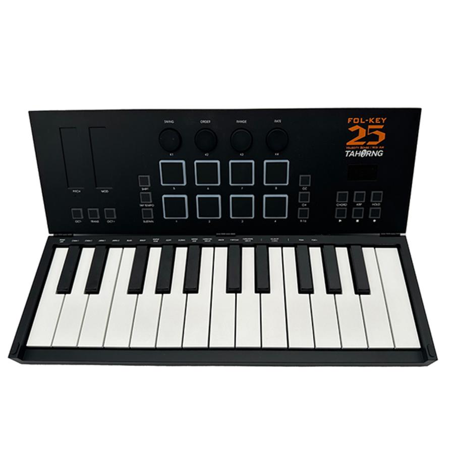 TAHORNG(タホーン) FOL-KEY 25 MIDI キーボード 25鍵盤 ワイヤレス  Bluetooth MIDI 折りたたみ式　_3