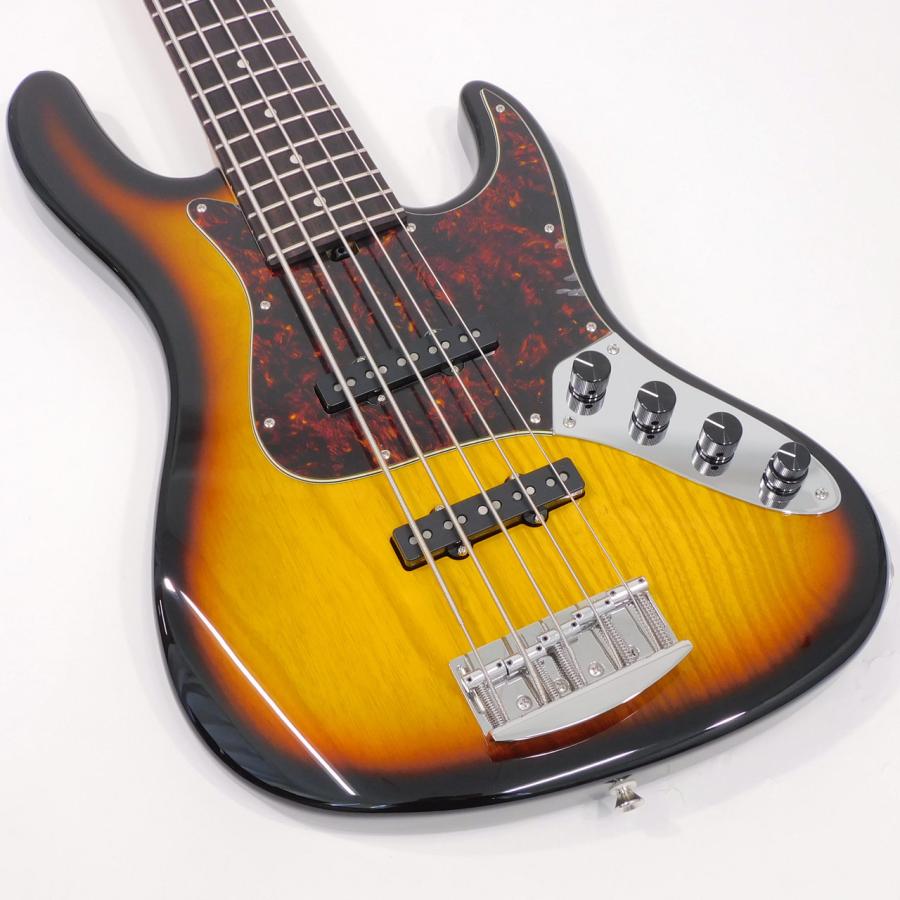 Kikuchi Guitars Hermes RV5 Tobacco Burst 国産 5弦ベース 菊池嘉幸氏