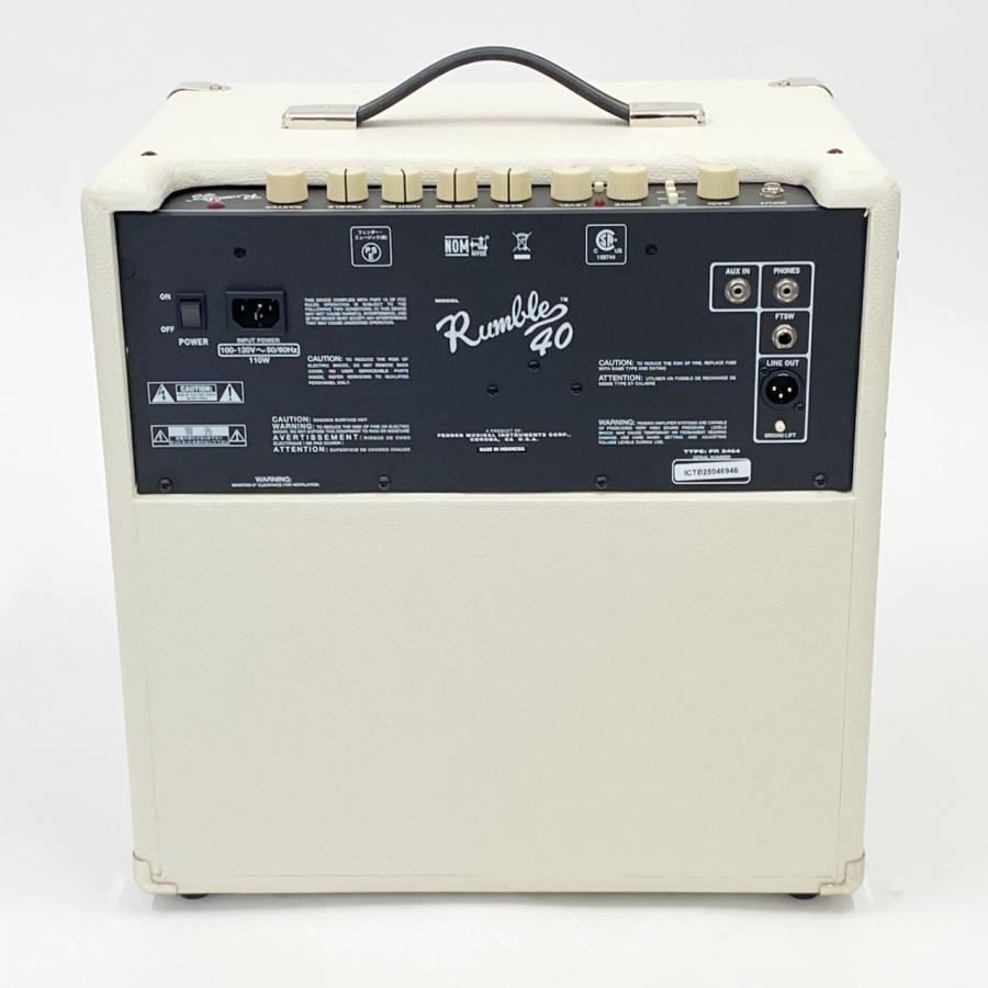 Fender（フェンダー） RUMBLE 40 V3 IVORY ベース アンプ ランブル