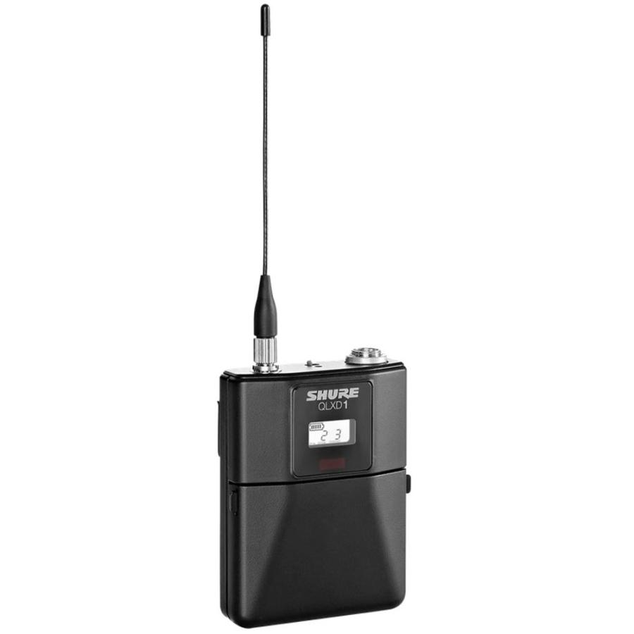 SHURE（シュア） QLXD4J-JB と QLXD1-JB ボティパック型送信機セット