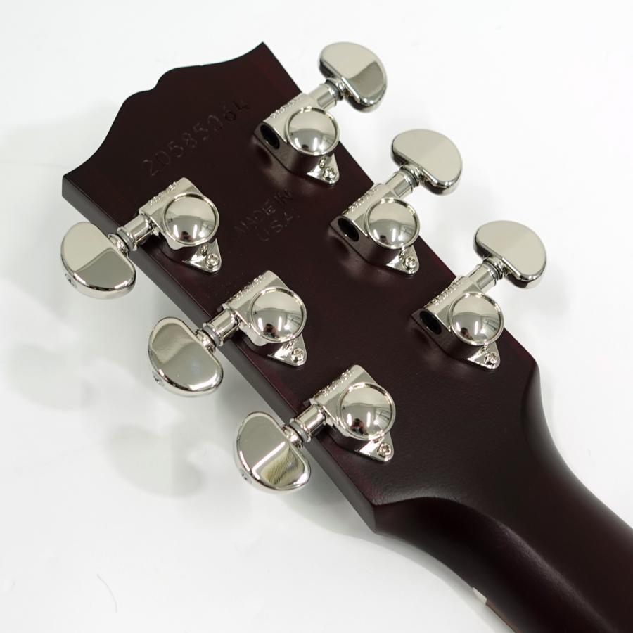 GibsonハミングバードスペシャルWR 渋い艶消しワインレッドと薄めのボディが特徴的な「ギブソン・ハミング