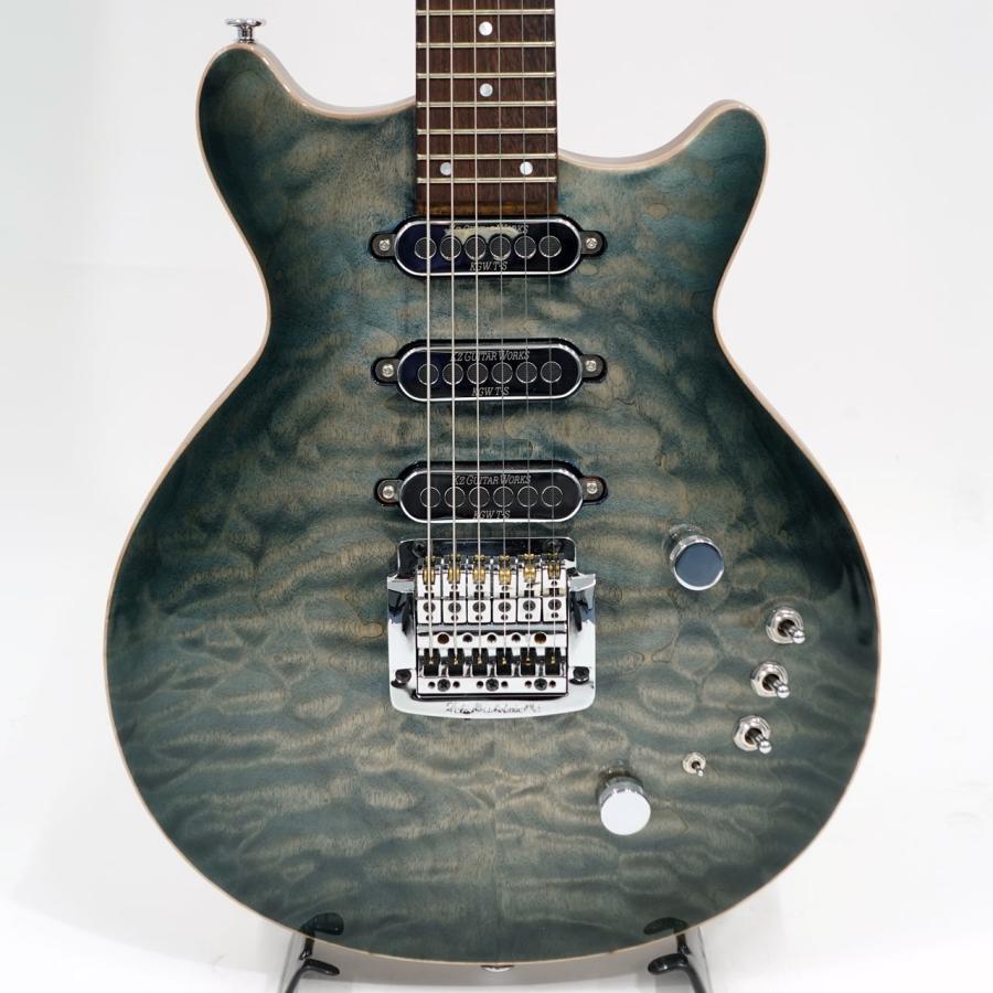 Kz Guitar Works One Semi-Hollow Carved Top 24F 3S23 Kahler Blue