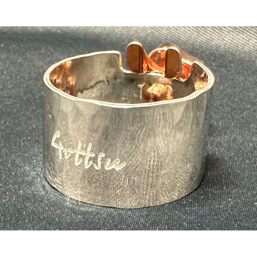 Gottsu 総銀 リガチャー ソプラノ サックス ラバー用 プラチナプレート Gottsu 総銀 リガチャー ソプラノ サックス ラバー用 プラチナ