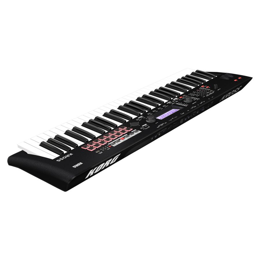 KORG(コルグ) KROSS2-61-MB ライブセット当店指定ケース 61鍵盤 シンセサイザー バッテリー駆動 マットブラック_2