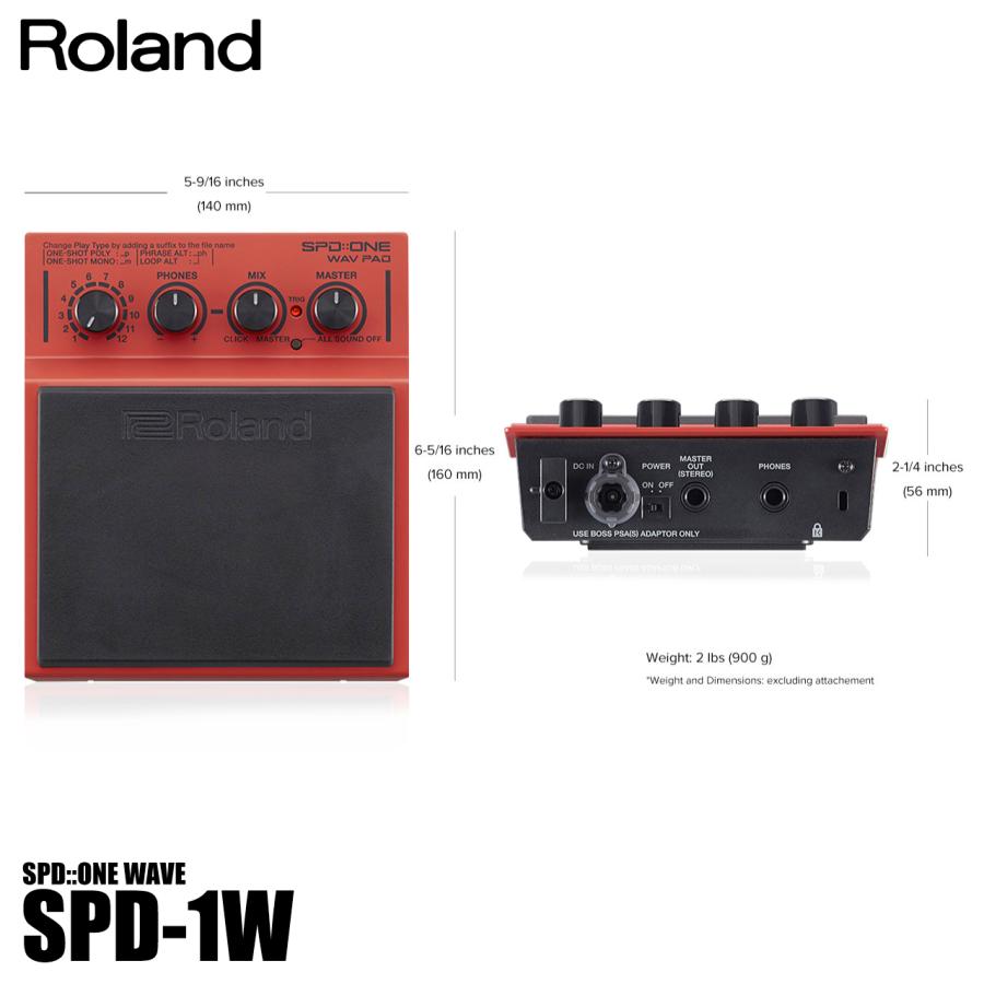 ローランド（Roland） SPD::ONE WAVE PAD SPD-1W アダプターセット