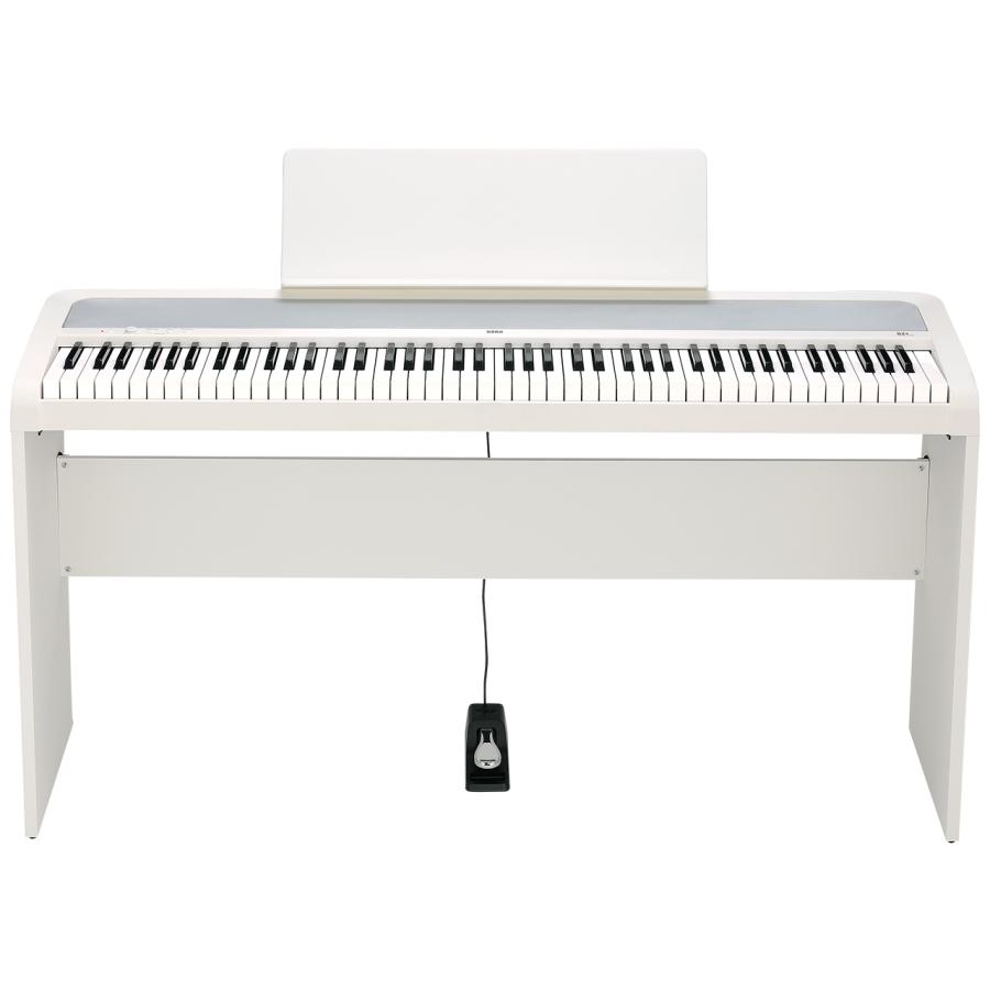 KORG（コルグ） B2+ WHITE 専用スタンド＆高低自在椅子 セット【［専用 
