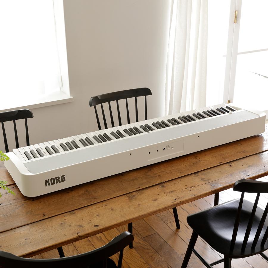 KORG（コルグ） B2+ WHITE 専用スタンド＆高低自在椅子 セット【［専用 