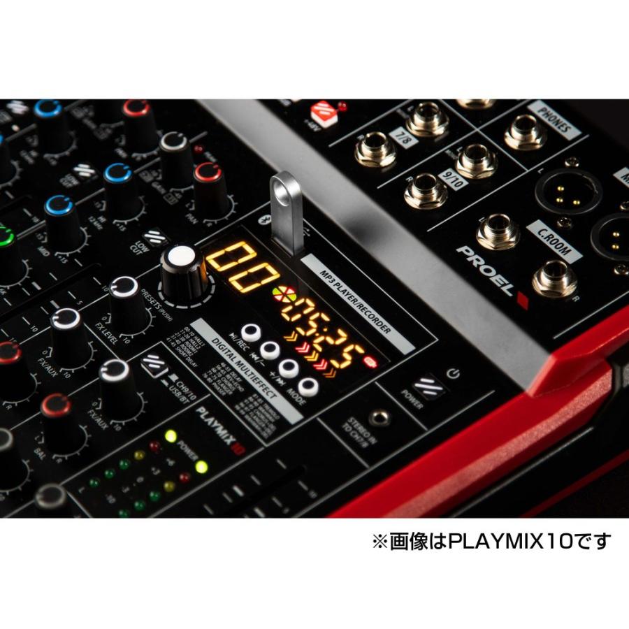 PROEL PLAYMIX6 アナログミキサー PROEL(プロエル) PLAYMIX6 ◇ 6ch エフェクター内蔵 MP3録再 Bluetooth