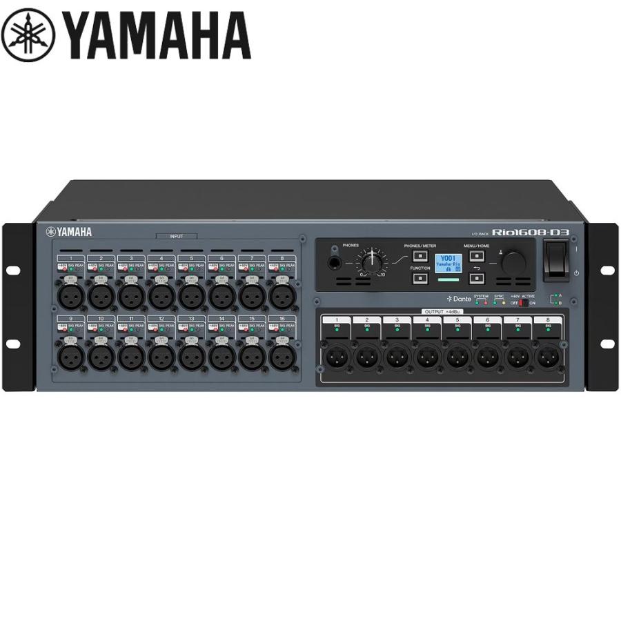 YAMAHA（ヤマハ） Rio1608-D3 ◇ Dante対応 I/O ラック アナログ16入力