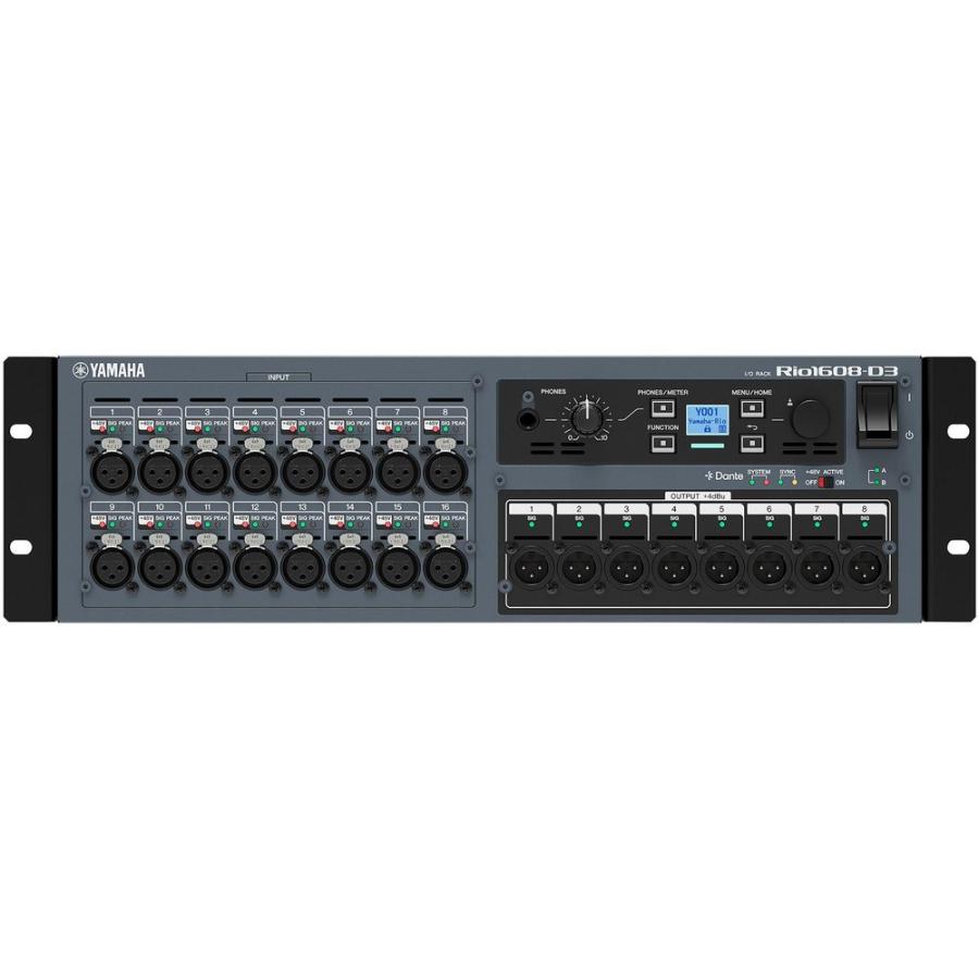 YAMAHA（ヤマハ） Rio1608-D3 ◇ Dante対応 I/O ラック アナログ16入力