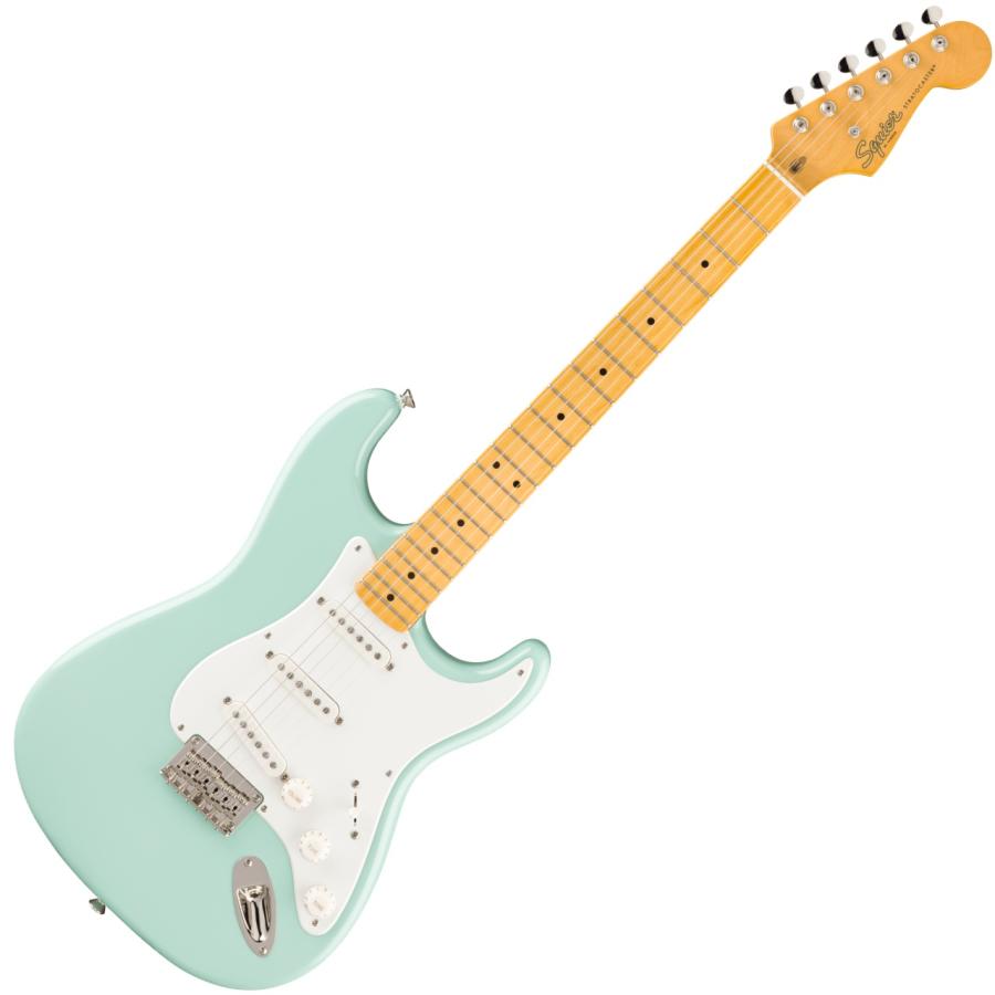 美品 Squier スクワイヤー Stratocaster サーフグリーン Squier SQUIER(スクワイヤー) Classic Vibe 50s Stratocaster HT Surf