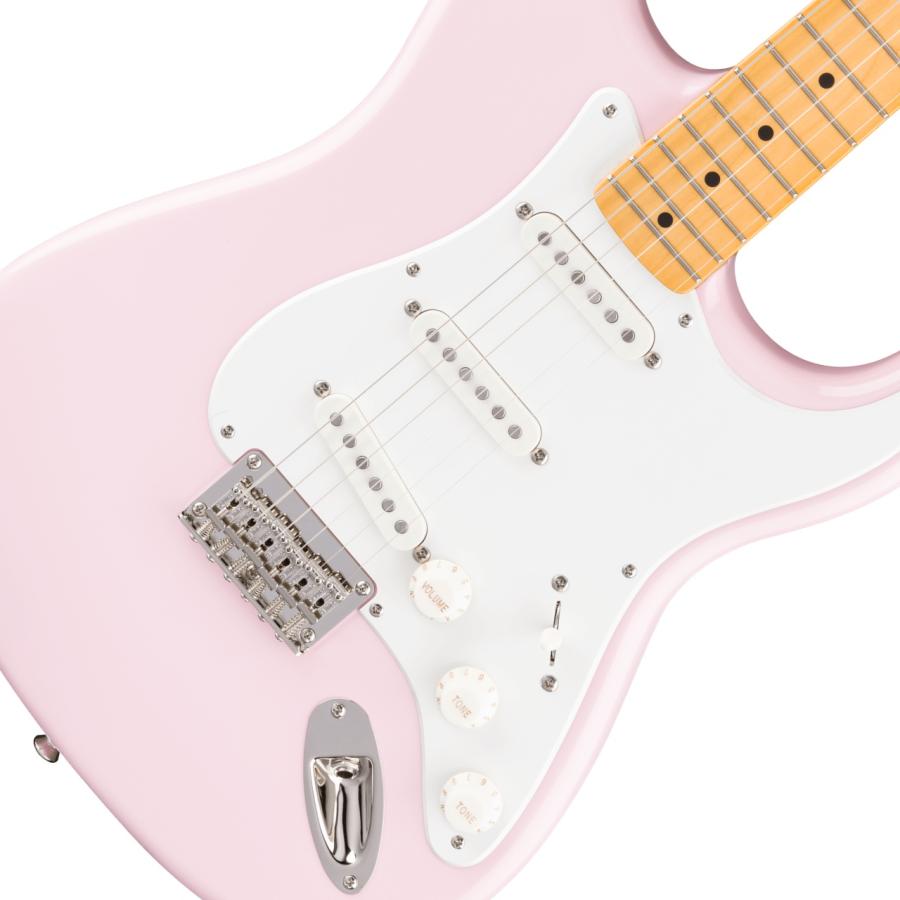 SQUIER(スクワイヤー) Classic Vibe 50s Stratocaster HT Shell Pink  ストラトキャスター  エレキギター by フェンダー【 春特価   】の画像