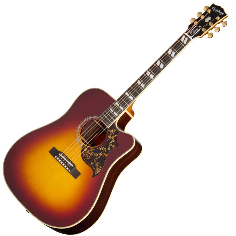 Epiphone（エピフォン） Hummingbird Deluxe EC Autumn Burst