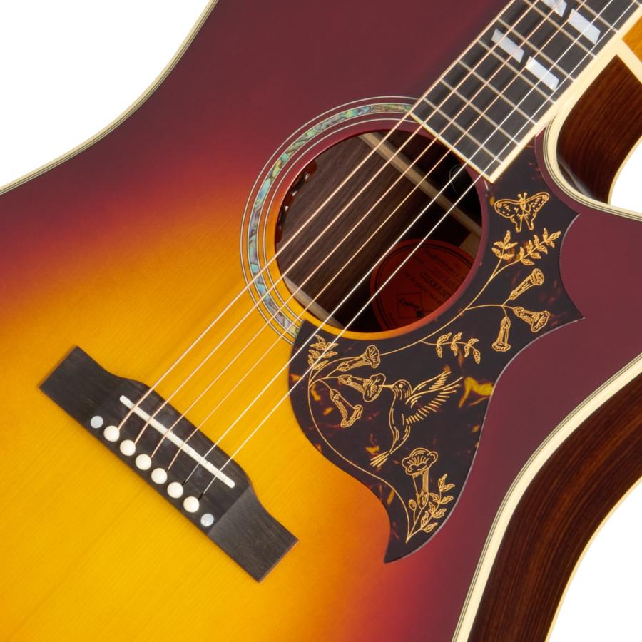 Epiphone（エピフォン） Hummingbird Deluxe EC Autumn Burst