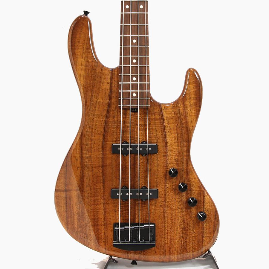 Kikuchi Guitars Custom 4st J Bass Flame Koa Top Natural 国産