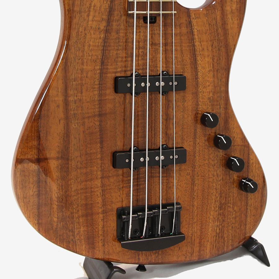 Kikuchi Guitars Custom 4st J Bass Flame Koa Top Natural 国産