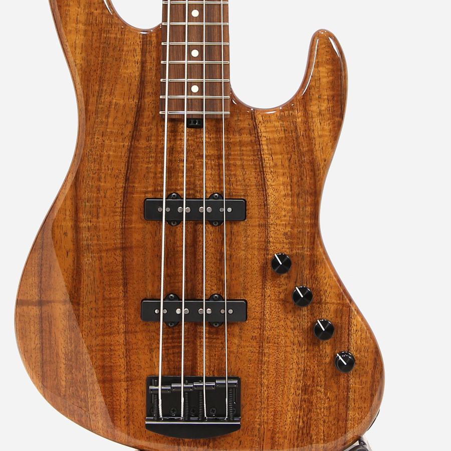 Kikuchi Guitars Custom 4st J Bass Flame Koa Top Natural 国産