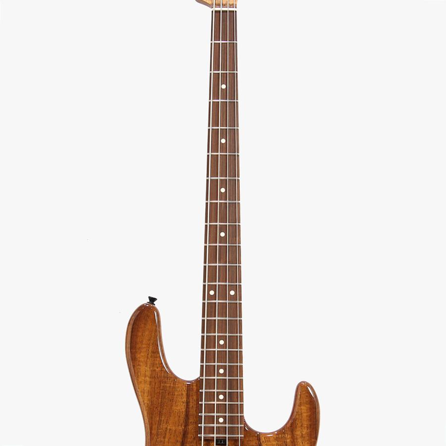 Kikuchi Guitars Custom 4st J Bass Flame Koa Top Natural 国産