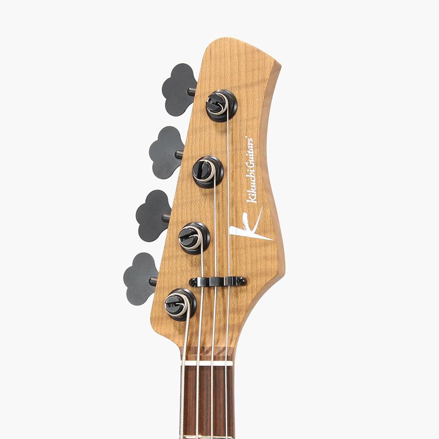 Kikuchi Guitars Custom 4st J Bass Flame Koa Top Natural 国産