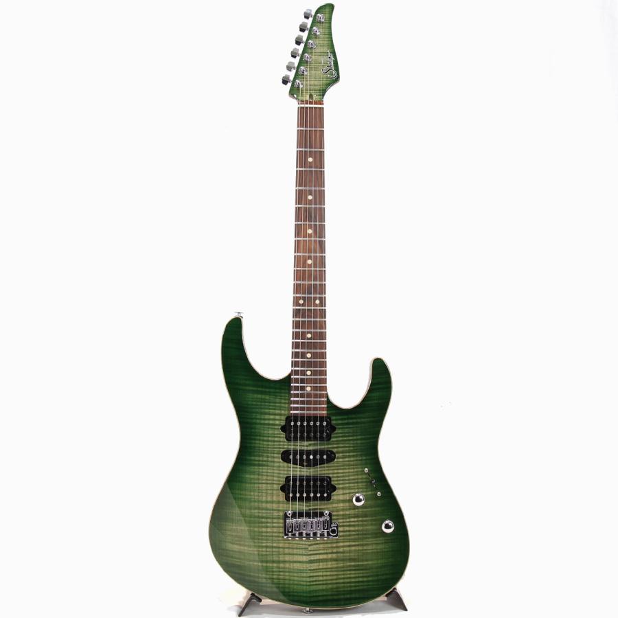 Suhr(サー) JE-Line Modern Plus MH Faded Trans Green Burst サー