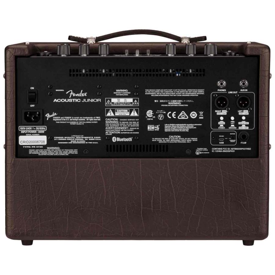 Fender(フェンダー) Acoustic Junior アンプ アコギ  自宅 練習 リバーブ イコライザー エフェクトの画像