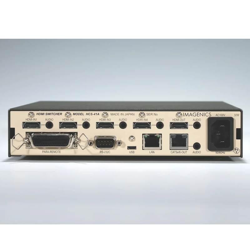 IMAGENICS(イメージニクス) HCS-41A ◆ 4K HDMIスイッチャー (CAT5e/6送信器・コマンド出力機能内蔵)【5月22日時点、在庫あり 】の画像