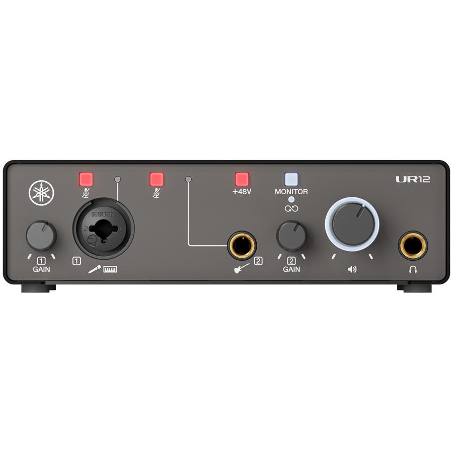 DTM・DAW Yamaha UR12 MK3 YAMAHA（ヤマハ） UR12MK3 はじめての音楽制作セット ブラック DTM DAW