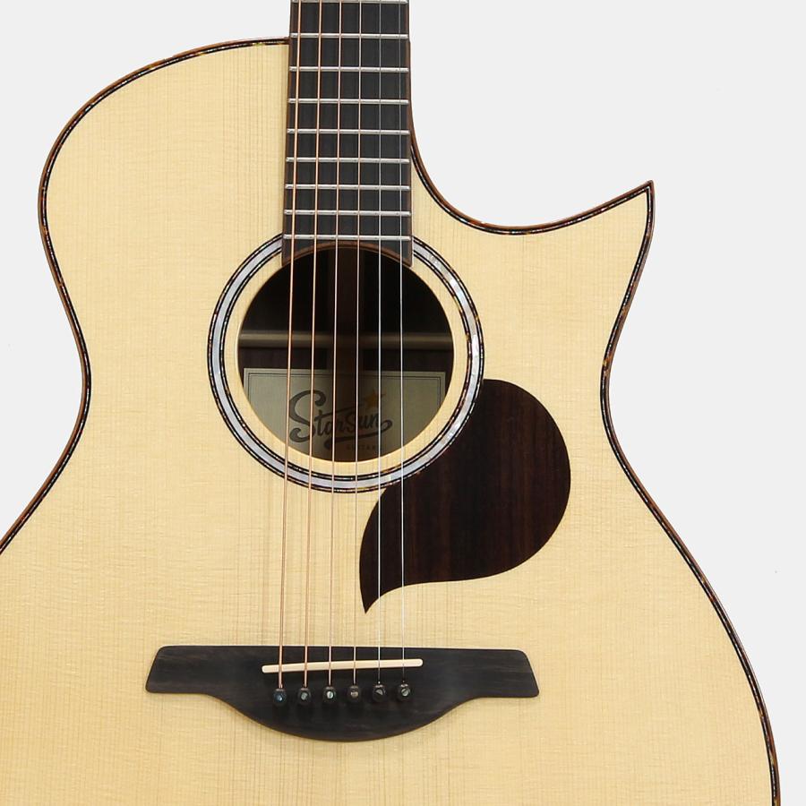 Starsun(スターサン) R60 \"AAA Swiss Moon Spruce  AAA Indian Rosewood  アコースティックギターの画像