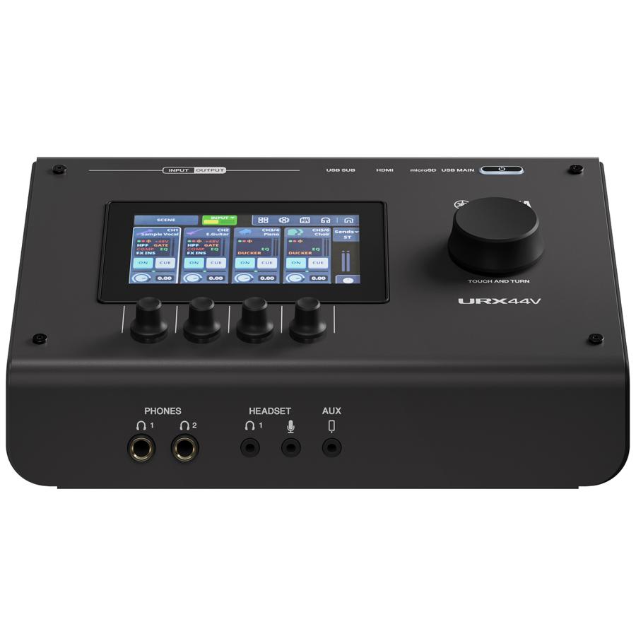 YAMAHA(ヤマハ) URX44V B オーディオインターフェイス 配信 HDMI ビデオ DAW DTM ブラックの画像