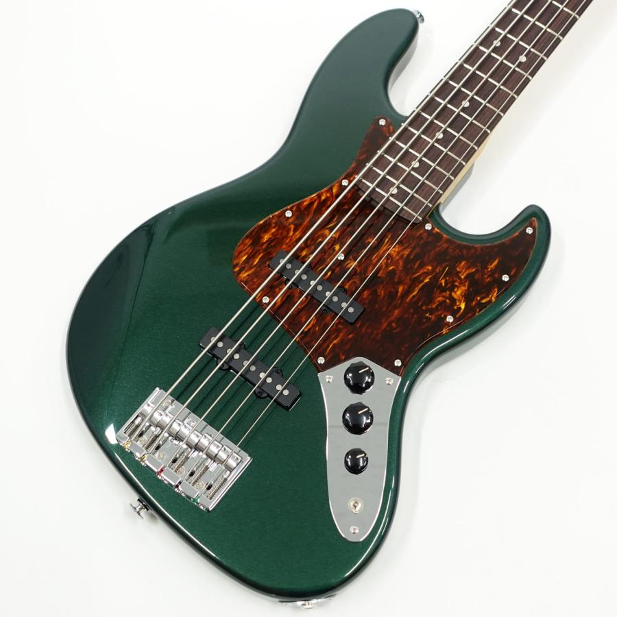 Black Smoker BETA-J5 XL Birds Eye Maple Neck Old Green Metallic
