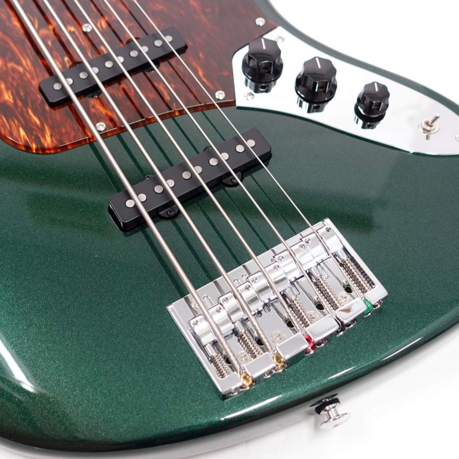 Black Smoker BETA-J5 XL Birds Eye Maple Neck Old Green Metallic