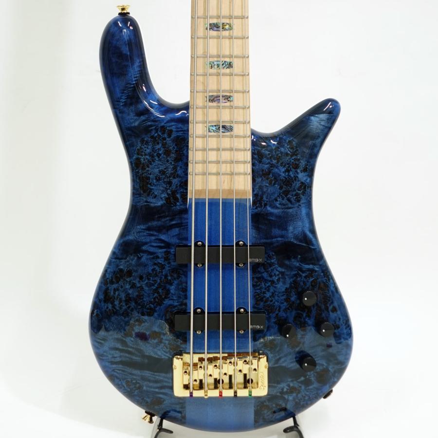 SPECTOR Euro 5 CST Japan Exclusive  Black \u0026 Blue w/White Back Gloss ヨーロッパ製 スペクター 5弦ベース  限定カラーの画像