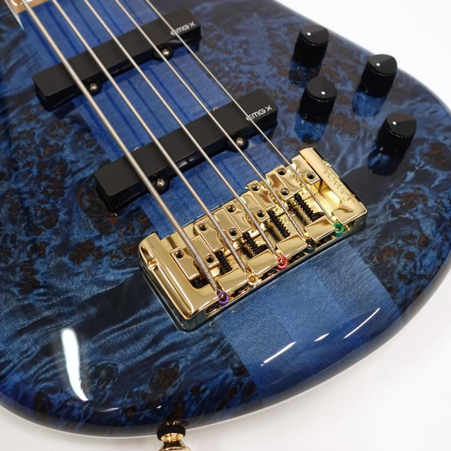 SPECTOR Euro 5 CST Japan Exclusive  Black \u0026 Blue w/White Back Gloss ヨーロッパ製 スペクター 5弦ベース  限定カラーの画像