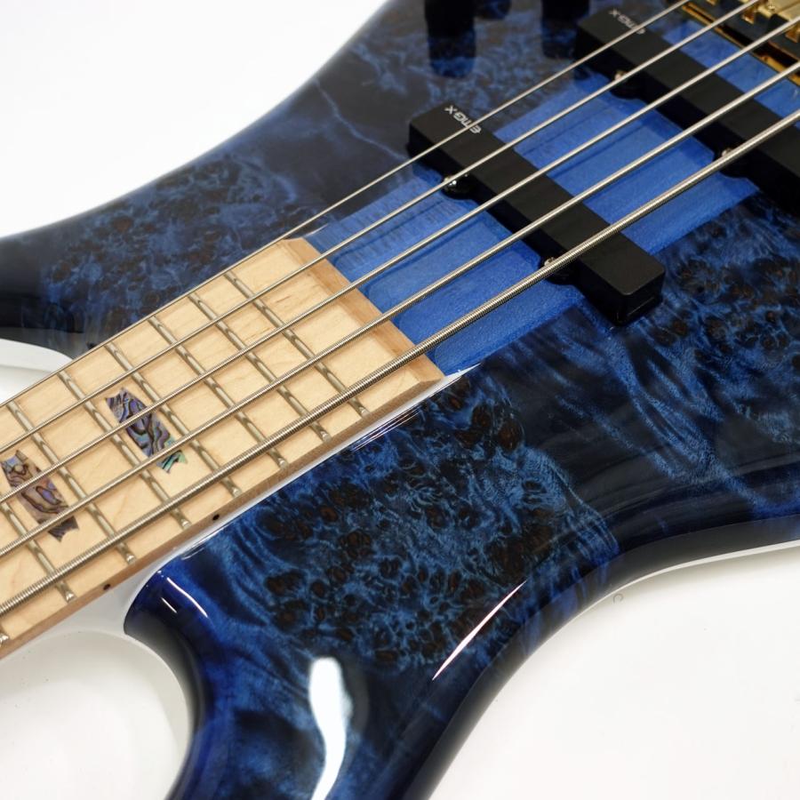SPECTOR Euro 5 CST Japan Exclusive  Black \u0026 Blue w/White Back Gloss ヨーロッパ製 スペクター 5弦ベース  限定カラーの画像