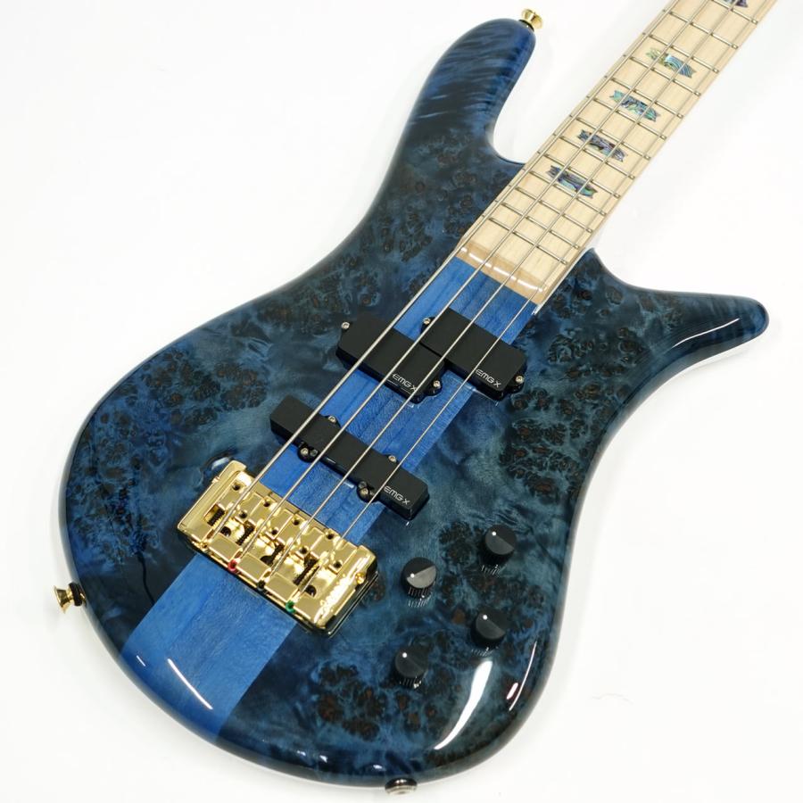 SPECTOR Euro 4 CST Japan Exclusive  Black \u0026 Blue w/White Back Gloss ヨーロッパ製 スペクター ・ベース  限定カラーの画像