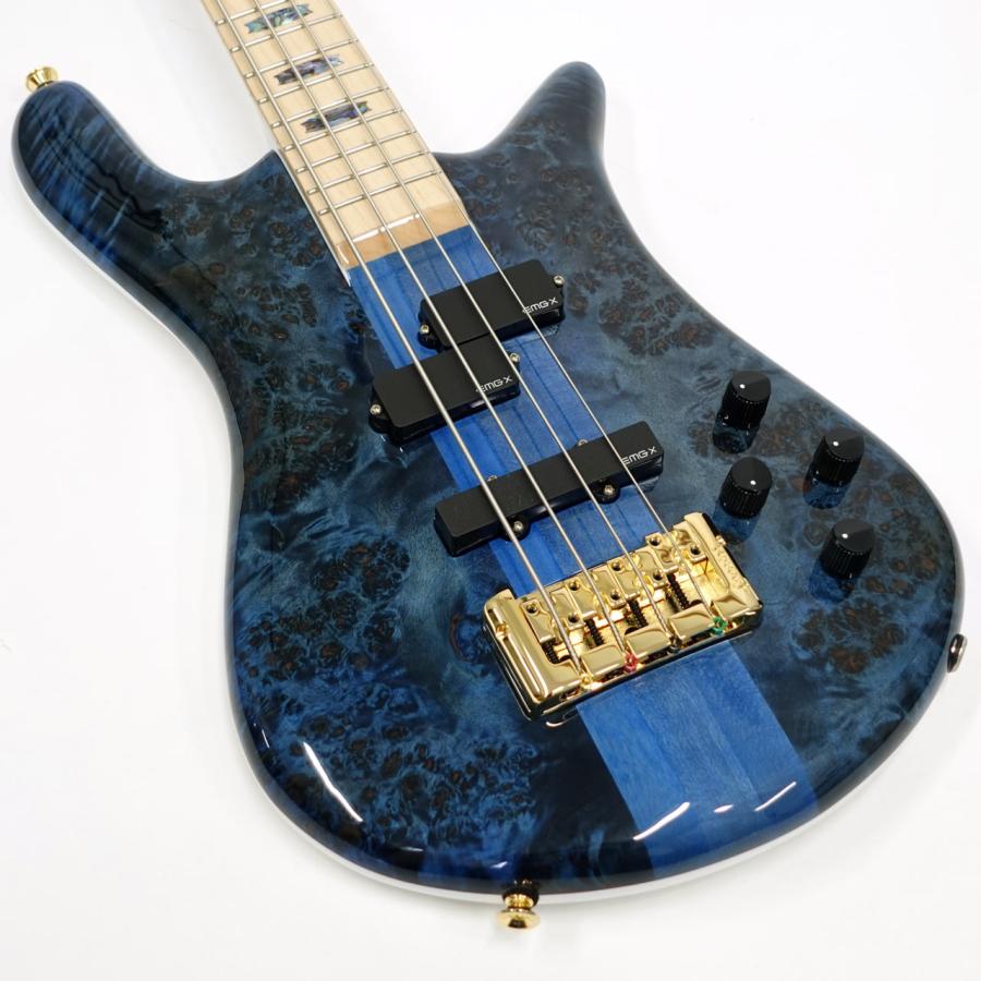 SPECTOR Euro 4 CST Japan Exclusive  Black \u0026 Blue w/White Back Gloss ヨーロッパ製 スペクター ・ベース  限定カラーの画像