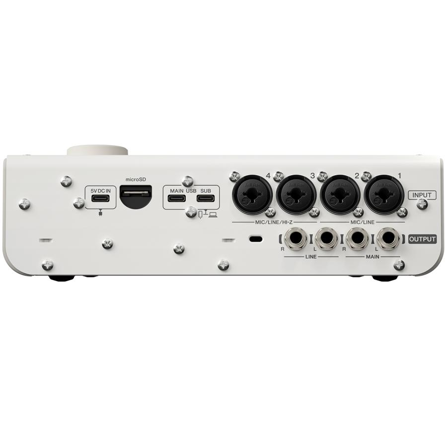 YAMAHA(ヤマハ) URX44 W はじめての配信セット オーディオインターフェイス 配信 DAW DTM ホワイトの画像