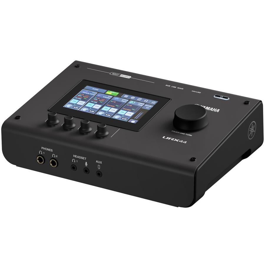 YAMAHA(ヤマハ) URX44 B はじめての配信セット オーディオインターフェイス 配信 DAW DTM ブラックの画像