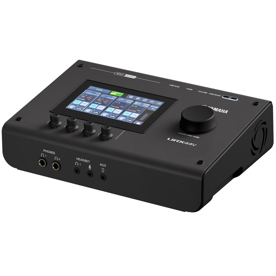 YAMAHA(ヤマハ) URX44V B はじめての配信セット AUDIO I/O 配信 HDMI ビデオ DAW DTM ブラックの画像