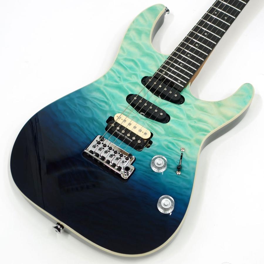 Charvel(シャーベル) Pro-Mod Plus Dinky DK24 HSS 2PT EB QM Blue