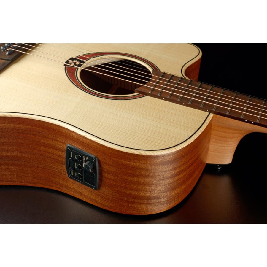 LAG Guitars 左用 TL70DCE NAT 特価品 レフトハンド エレアコ