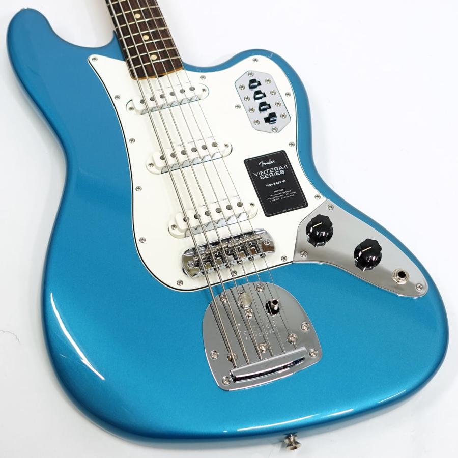 Fender(フェンダー) Vintera II 60s Bass VI Lake Placid Blue アウトレット 特価品 ベース 6 ヴィンテラ【 春特価 】